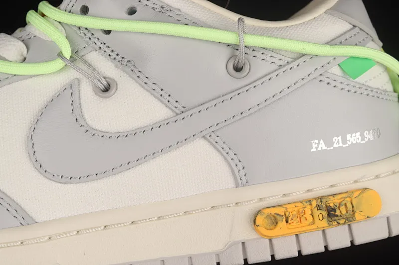 All Categories Nk SB Dunk Series Nk SB Dunk Low Low-top Sneakers Pure Original Version OF x Nk Dunk Low OW White Gray Casual Sports Skateboard Shoes DM1602-128